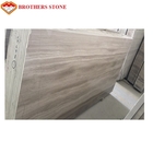 Lastre di marmo di legno bianche dell'Italia per la decorazione delle piastrelle per pavimento della cucina e del bagno
