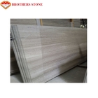 Mattonelle di marmo di legno bianche della ciniglia, sguardo regolare lucidato della piastrella per pavimento di marmo