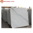 Lastre di pietra di marmo bianche pure, piastrelle per pavimento di marmo bianche pure resistenti all'uso