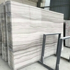 Marmo di legno grigio di lusso del grano di prezzo basso di 2018 vendite all'ingrosso
