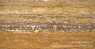 Il polacco decorativo della piastrina del marmo travertino di giallo/dell'oro smerigliatrice la certificazione del CE