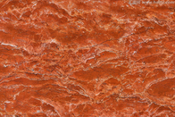 Uso su misura del rivestimento della parete esterna delle mattonelle della pietra del marmo di rosso arancio di dimensione