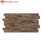 Pannello di parete impilato ardesia profonda di superficie del solido, pannelli di parete scelti del Faux di Ledgestone