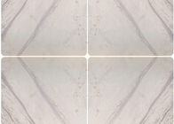 Mattonelle di marmo bianche lucidate dimensione standard o su misura di 60x60 della Grecia Volakas di Mach