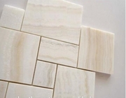 Lavandino del mosaico della lastra dell'onyx dell'avorio dentro l'onyx bianco premio di progettazione bianca delle mattonelle