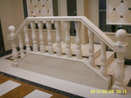 Colonna che recinta la scala all'aperto di pietra di marmo del balcone della lastra 132.8Mpa