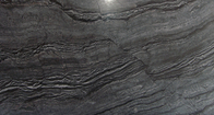 Pavimentazione di pietra di marmo nera della lastra di legno 100Mpa 30mm