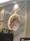 Grey Veins Marble Stone Slab per il pannello di parete dell'hotel e della villa