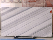 Lastra di pietra di marmo bianca del ghiacciaio con spessore di Grey Veins 15mm