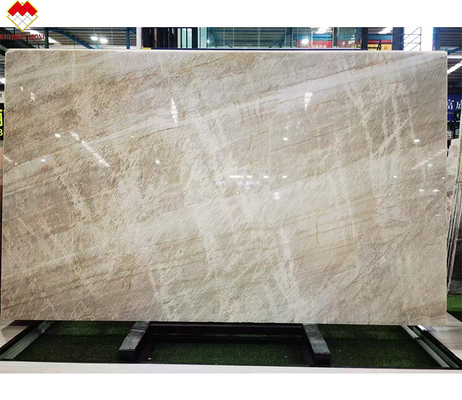 18mm CNF Taj Mahal Quartzite bianco Cristallo Backlit Stone Contotop per la decorazione domestica