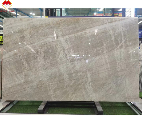 18mm CNF Taj Mahal Quartzite bianco Cristallo Backlit Stone Contotop per la decorazione domestica