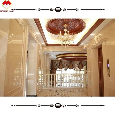 Dimensioni standard o personalizzate Baluster per scale in marmo bianco Onyx alabastro per case di lusso