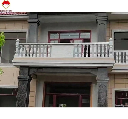 Termini di consegna FOB/CNF Marmo bianco Rali portaportico Balcone Barricata Balustrade per villa