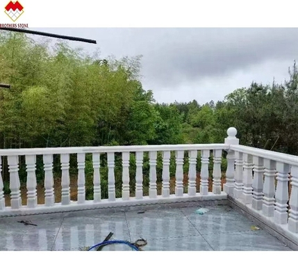 Termini di consegna FOB/CNF Marmo bianco Rali portaportico Balcone Barricata Balustrade per villa