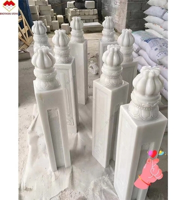 Disegno della balaustra del manubrio in pietra di marmo per portico e balcone Condizioni di consegna FOB/CNF