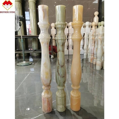 Hotel o villa su misura Marmo bianco Alabastro Scala Baluster Stile di design moderno