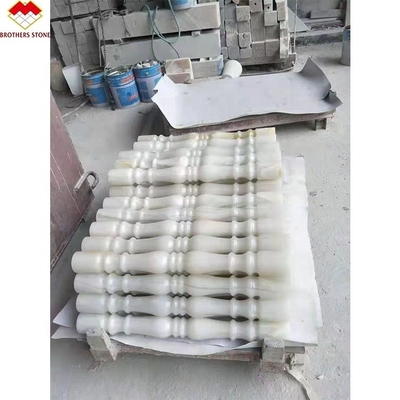 Manubri da balcone in marmo di calcite per scale in pietra al prezzo accessibile
