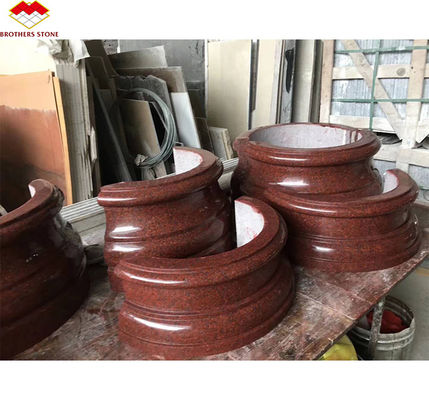 Moderne India lastre di granito rosso per esterni interni per le pareti e per la cornice delle porte