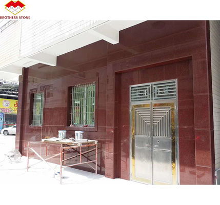 Moderne India lastre di granito rosso per esterni interni per le pareti e per la cornice delle porte
