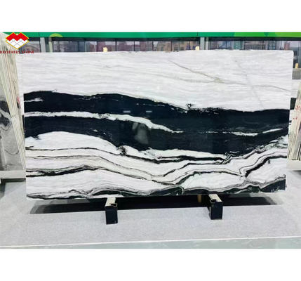 Tavole di scalinata lucidate in marmo bianco Panda moderno per la progettazione di case e hotel