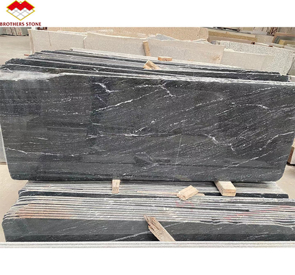 Via Lattea Granito Nero Piastrelle tagliate a misura per un modello di pavimento classico ed elegante