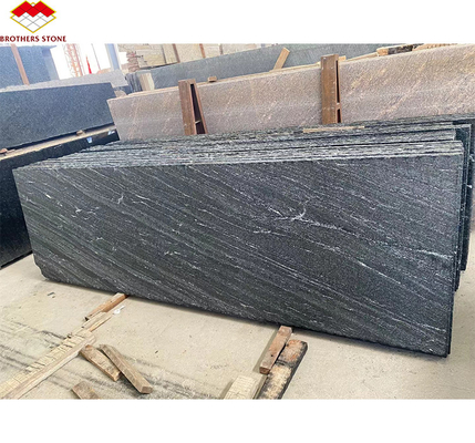 Via Lattea Granito Nero Piastrelle tagliate a misura per un modello di pavimento classico ed elegante