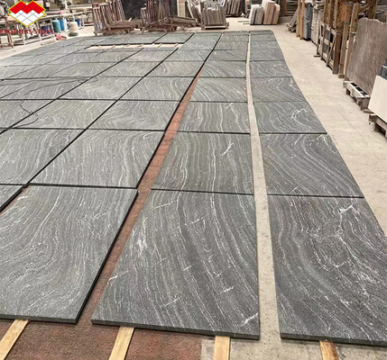Via Lattea Granito Nero Piastrelle tagliate a misura per un modello di pavimento classico ed elegante