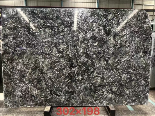 Pietra moderna di design platino diamante pietra naturale per la decorazione dell' ingresso dell' albergo