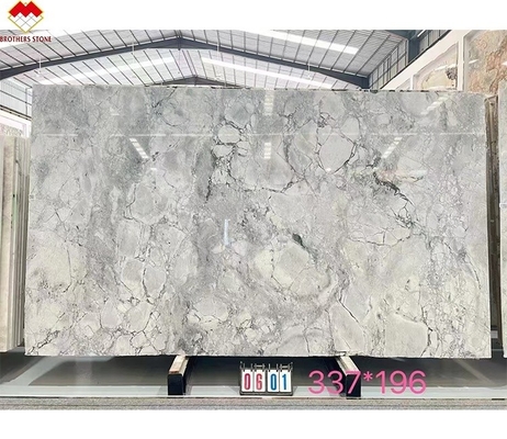Fratelli Pietra Moderna Calacatta Borghini Marmo Bianco Quartzita Piastra per Pavimento Villa