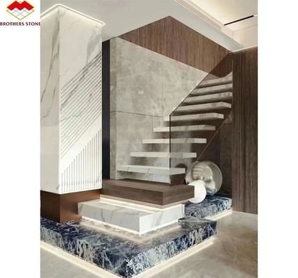 Interior Home Furniture Scala Step Light Design con pietra sinterizzata artificiale moderna