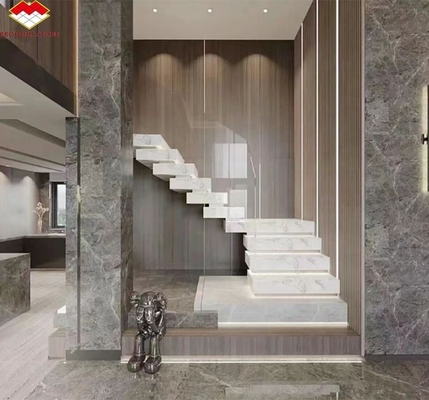 Interior Home Furniture Scala Step Light Design con pietra sinterizzata artificiale moderna
