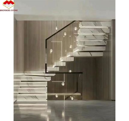 Scale di pietra sinterizzata tagliata su misura per il lusso di design moderno in vari colori