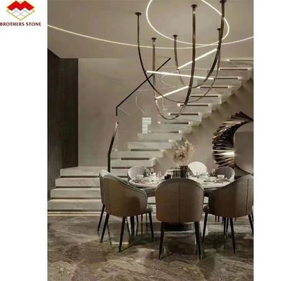 Scale di pietra sinterizzata tagliata su misura per il lusso di design moderno in vari colori