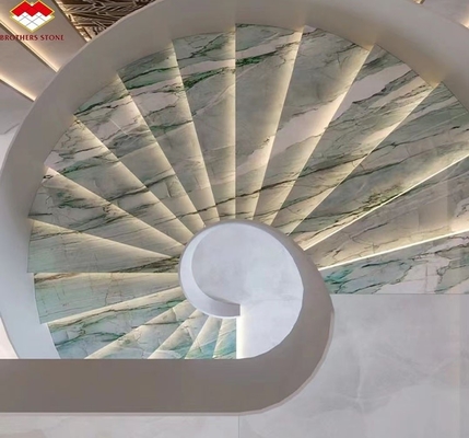 Materiale di scala in pietra artificiale Moderno design Luxury Indoor Non Slip Floor Tile