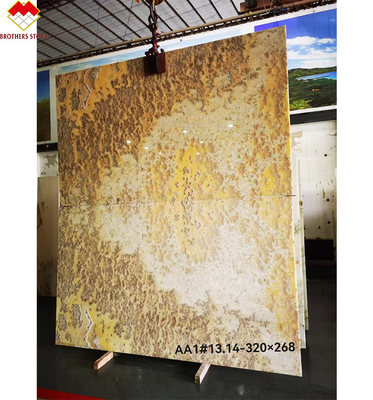 Sogno Verde Giada Marmo Onyx lastra per Villa Tavola superiore bancone e pavimento pannello di parete