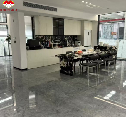 Pietra lucida di marmo nero di Napoleno lucidato per hotel Villa Long Wall Panel Floor Tile