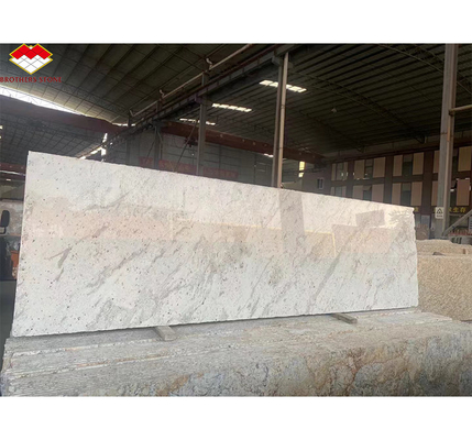 Slab lucidato in granito bianco di alta qualità per progetti residenziali