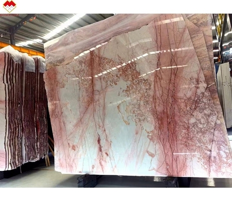 Natural Smokey Pink Marmo per pavimenti di lusso piastrelle da tavolo e pannello di parete