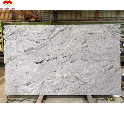 Low Per Square Foot Viscon White Granite Slabs per il rivestimento delle pareti esterne delle moderne ville