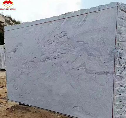 Low Per Square Foot Viscon White Granite Slabs per il rivestimento delle pareti esterne delle moderne ville