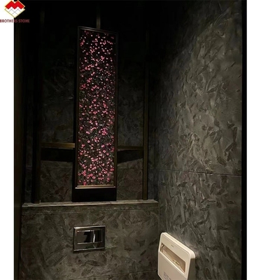 Aggiornate i vostri interni con Versaceblack Classic Black Quartzite Polished Flooring