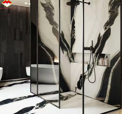 Moderno stile di design Panda marmo bianco elevare la parete del tuo hotel pavimento e scale piastrelle