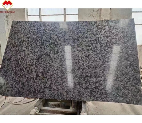 Superficie in cuoio naturale spazzolato Matrice VersaceNero classico Quartzita nera da banco dal Brasile
