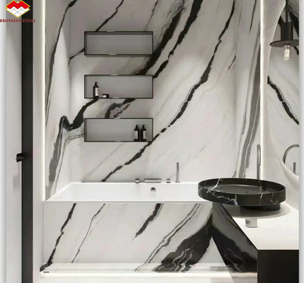 Moderno stile di design Panda marmo bianco elevare la parete del tuo hotel pavimento e scale piastrelle