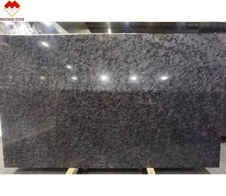 Superficie in cuoio naturale spazzolato Matrice VersaceNero classico Quartzita nera da banco dal Brasile