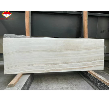 Moderno Design Hotel Bagno Pannello di Parete con retroilluminazione Pietra Naturale Bianco Marmo Onyx