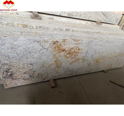 Granito oro di lusso Granito pietra grandi lastre lucidate lucidate per la scala della villa Disegno grafico