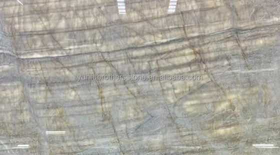 Cristallo naturale brasiliano Quartzite Pietra leggera Beige Taj Mahal Marmo per tavoli 18 mm
