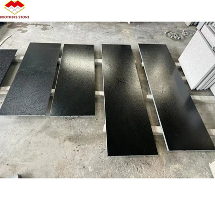 Stile di design moderno Shanxi Black Granite Blocks 18mm Spessore Absolute Black Granite Slab