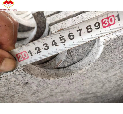 Nome di pietra Superficie affinata G603 Granito grigio Tavolo da biliardo Ardesia per tavolo da biliardo da 9 piedi